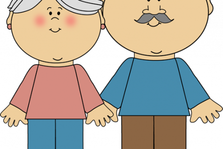 Mommy Clipart Mom Dad - Grandparents Clipart (450x300), Png Download