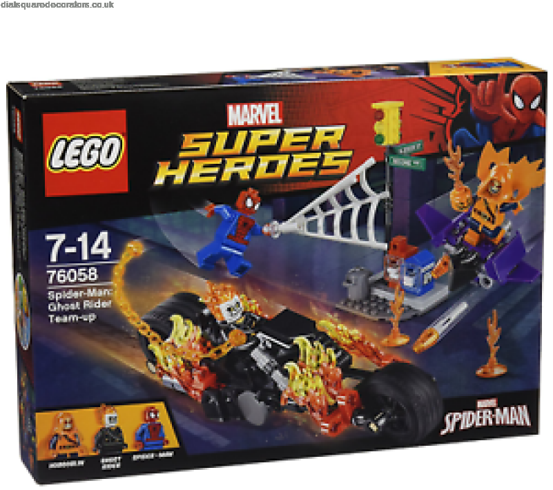 Newest Lego Marvel Super Heroes Spider Man - Lego Marvel Super Heroes Spider-man Ghost Rider Team-up (800x785), Png Download