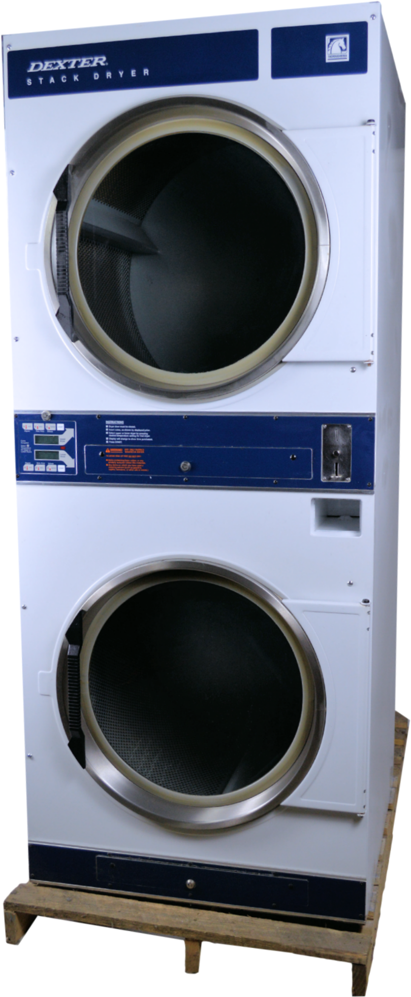 Dexter Dl2x30q White 20ab2a56 Fb13 4ce1 A23f 0d0f46d12df6 - Dexter Stack Dryer White (1148x2048), Png Download