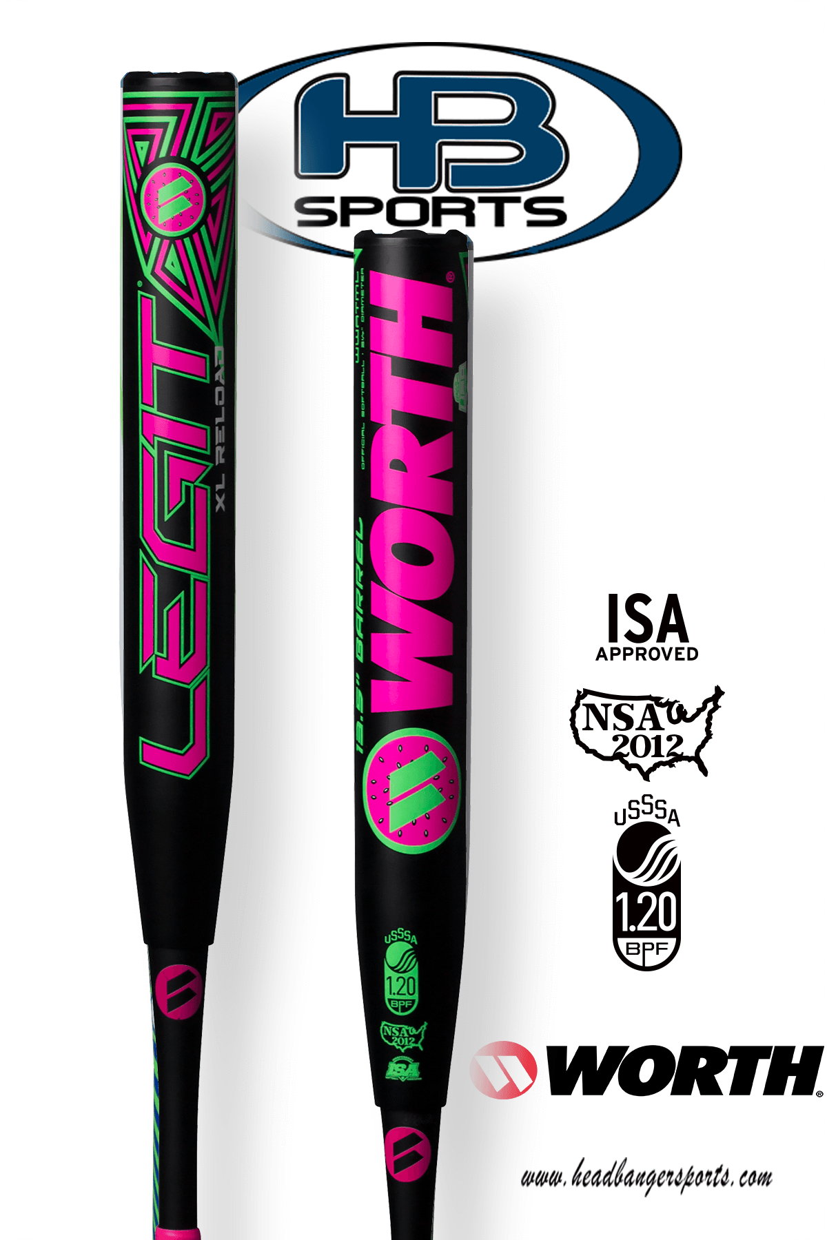 2018 Worth Legit Watermelon Xl Reload Usssa Slowpitch - Miken 2018 Super Freak (1200x1800), Png Download