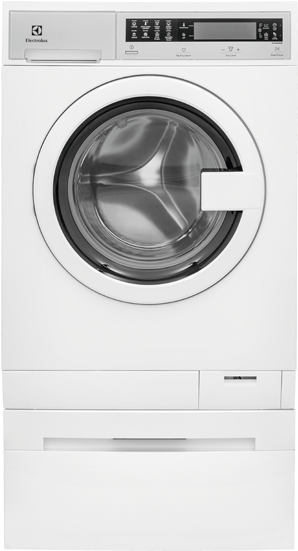 Png - Electrolux Efde210tiw 24" Electric Front Load Dryer (632x650), Png Download