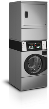 Commercial Stack Washer/dryers - Ipso Cs10 (336x401), Png Download
