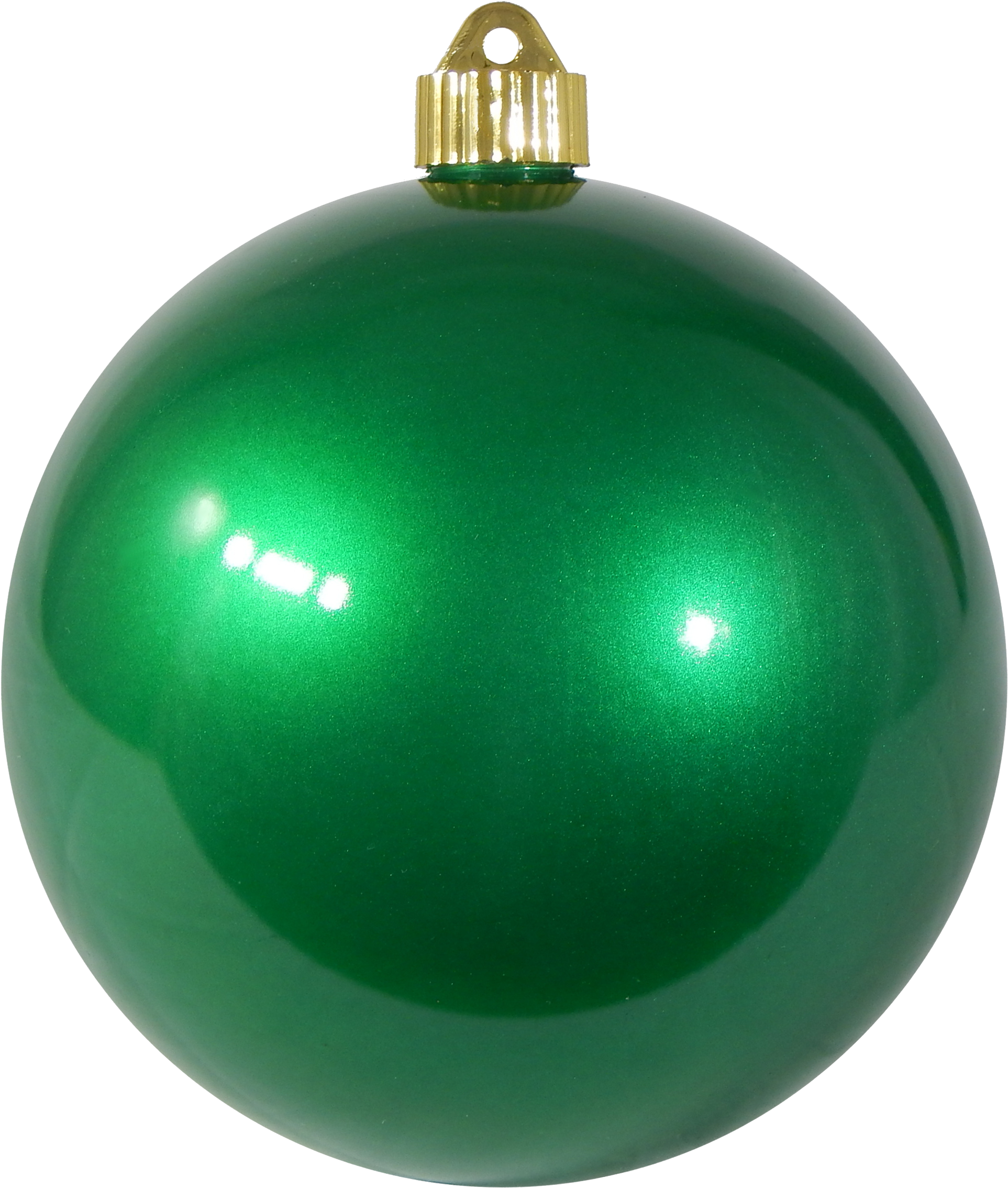 6" Candy Green Shatterproof Christmas Ball Ornament - 6 Green Christmas Ornament (1952x2288), Png Download