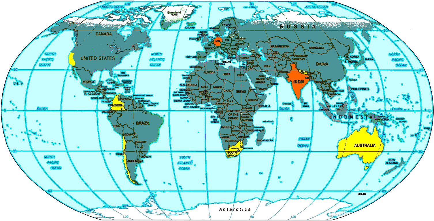 Click On The Map For A Larger Image - Tahiti In World Map (1506x768), Png Download