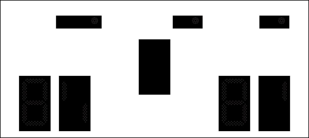 Scoreboard Colors - Monochrome (1084x484), Png Download