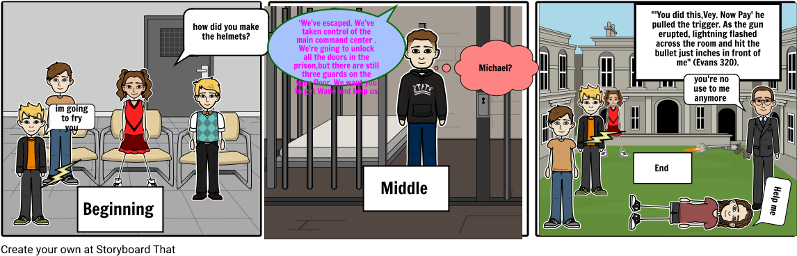 Michael Vey - Cartoon (1164x385), Png Download