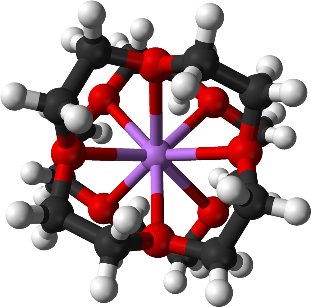 Bis Lithium Cation From - Lithium Crown Ether (1100x1089), Png Download