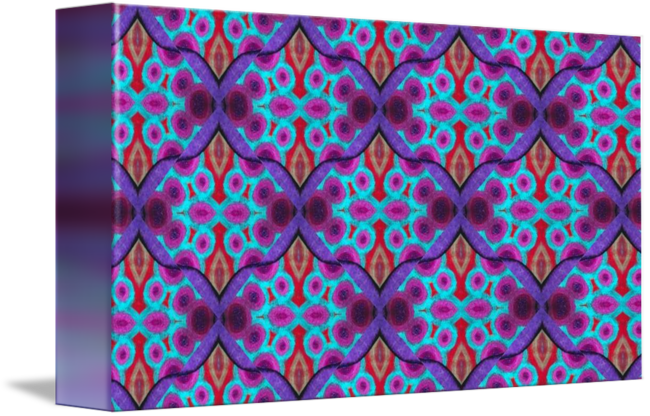 "circle Quilts A" By Lynn Debeal - Motif (650x416), Png Download