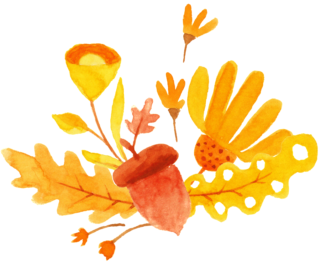 Cartoon Autumn Transparent Free Buckle Png - Autumn (1024x876), Png Download