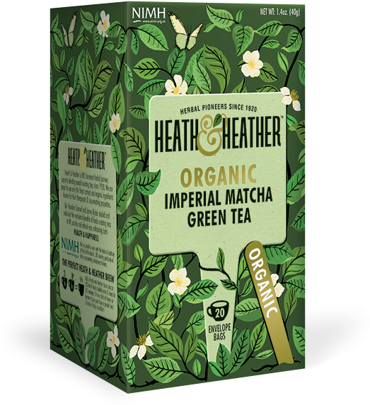 Explore Imperial Matcha Green Tea - Heath & Heather - Organic Imperial Matcha Green (620x634), Png Download