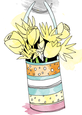 Baskets Are The Bane Of My Clutter-free Home - May Day Basket Clip Art (336x472), Png Download