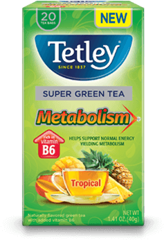 Metabolism Tropical Tea - Tetley Super Tea (382x382), Png Download