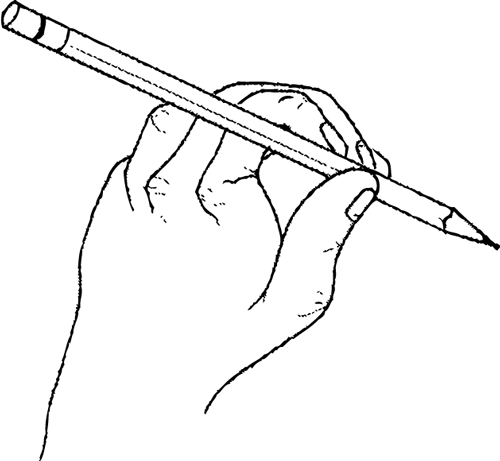 Handwriting Difficulty With Grip - Handwriting (500x461), Png Download