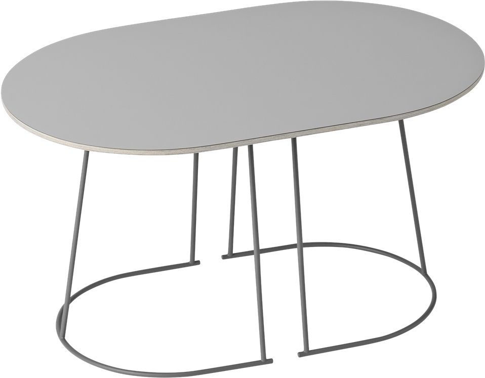 16912 Airy Coffee Table Nano Small Grey 1515668071 - Muuto - Airy Coffee Table Small / Grey (2000x2000), Png Download