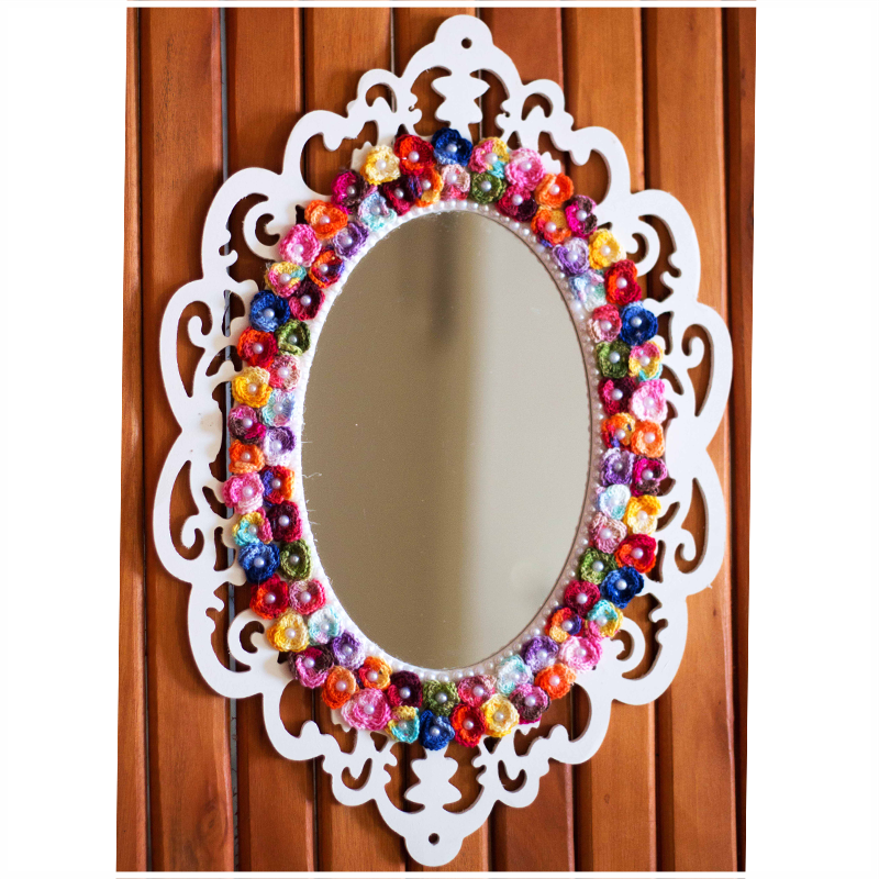 Espelho Crochê - Crochet (800x800), Png Download