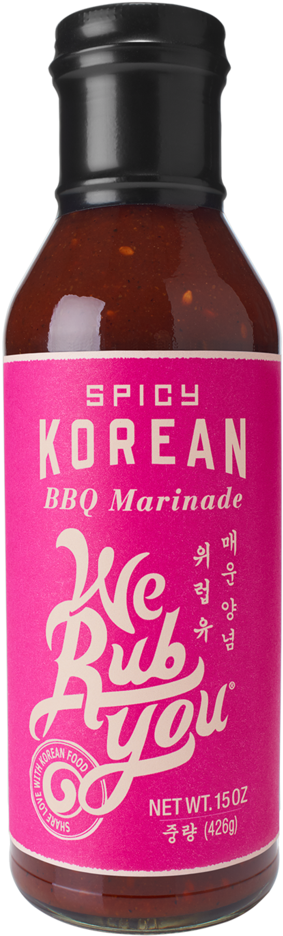 Spicy Korean Bbq Sauce - We Rub You Korean (1024x1024), Png Download