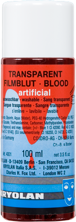 Kryolan Transparent Blood 100 Ml (350x450), Png Download