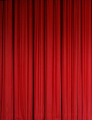 Originally Opened In 1928 As "the Lincoln Theater\ - Curtain (600x399), Png Download