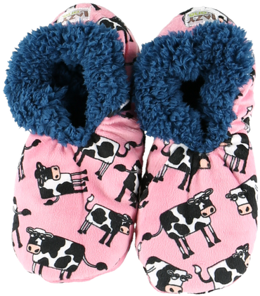 Download Fuzzy Feet Slippers Pink Slippers By Lazy One Pink Moody Slippers Women Full Size Png Image Pngkit