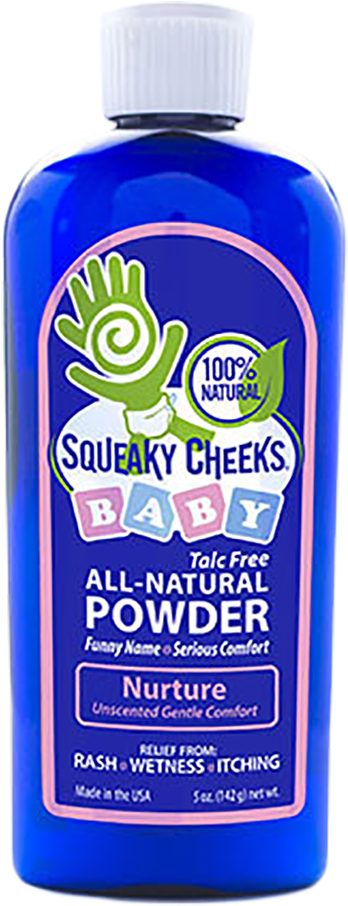 Talc Free Unscented Baby Powder Unscented Foot And - Squeaky Cheeks - All Natural Baby Powder - Effective (1024x1024), Png Download