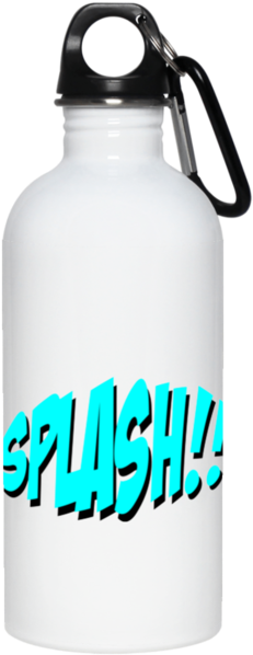 Splash Stainless Steel Water Bottle - 2 Pug - Men's Zip Hoodie (600x600), Png Download