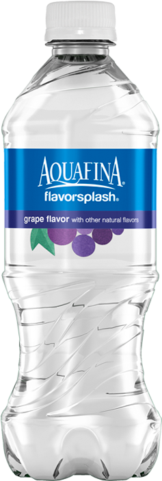 Water Fun, Aquafina Flavorsplash Has Delicious Fruit - Aquafina Grape Water (300x700), Png Download