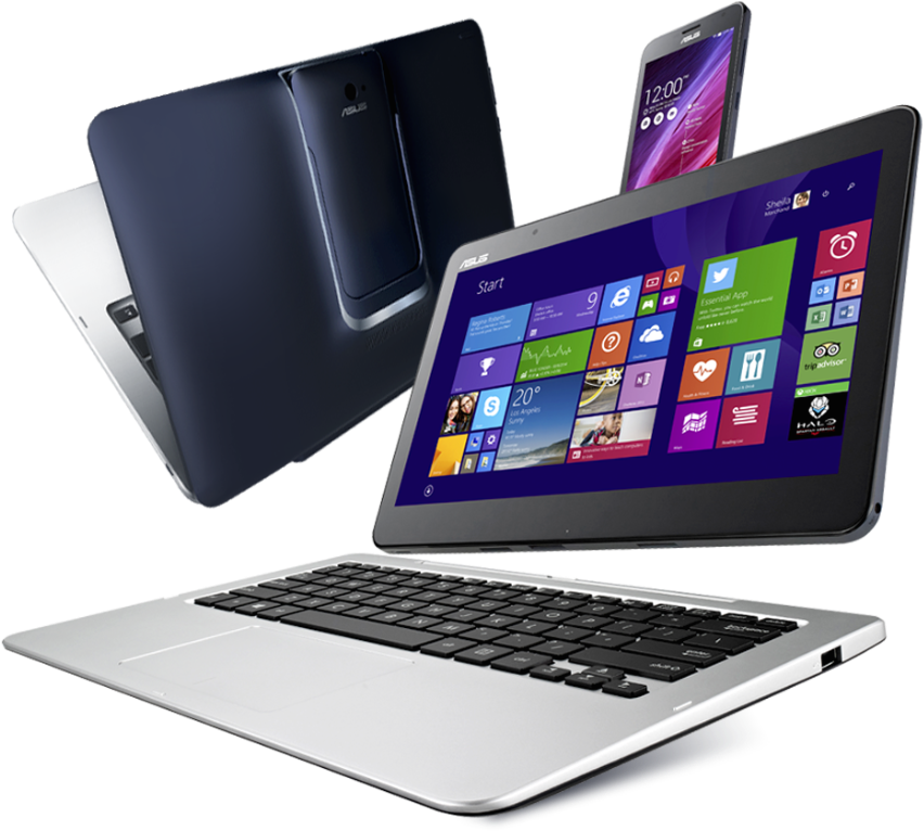Asus Transformer Book V-1 - Laptop Tablet Asus (937x839), Png Download
