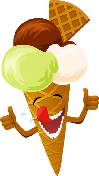 Cornet De Glace Clipart (320x570), Png Download