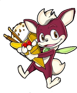 Chip The Light Gaia Ice Cream - Chip Sonic Ice Cream (326x386), Png Download
