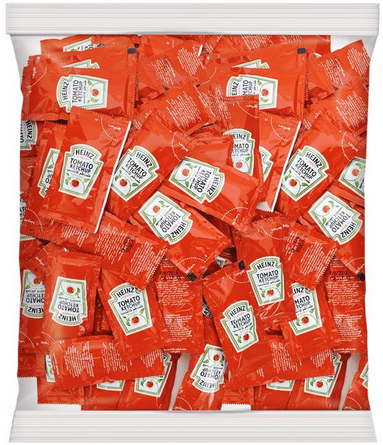 Heinz Tomato Ketchup Sachet 9g - Biscuit (800x800), Png Download