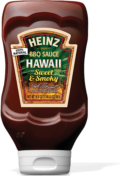 Hawaii - Heinz Hawaii Style Sweet & Smoky Barbecue Sauce (537x605), Png Download