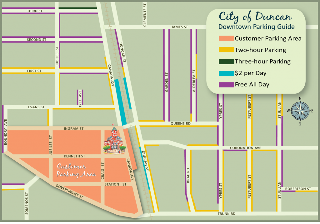 Parking Passes And Enforcement - Duncan Bc City Limits (1024x718), Png Download