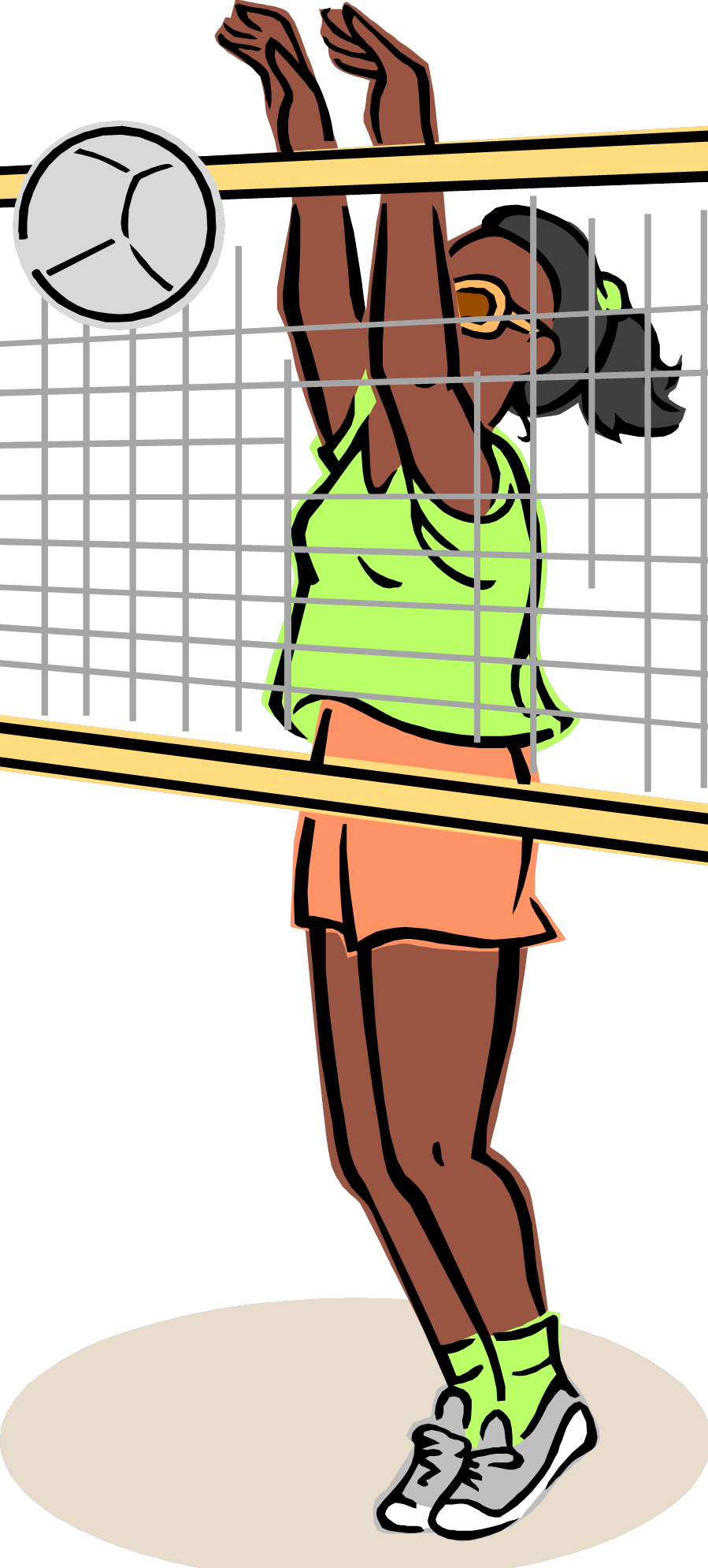 Grade 7 & 8 Volleyball League Starts The Week Of October - Volleyball (899x1989), Png Download