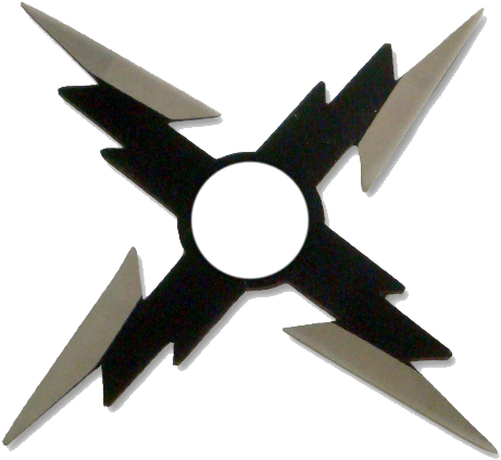 Ninja Mark Shuriken - Shuriken (500x500), Png Download