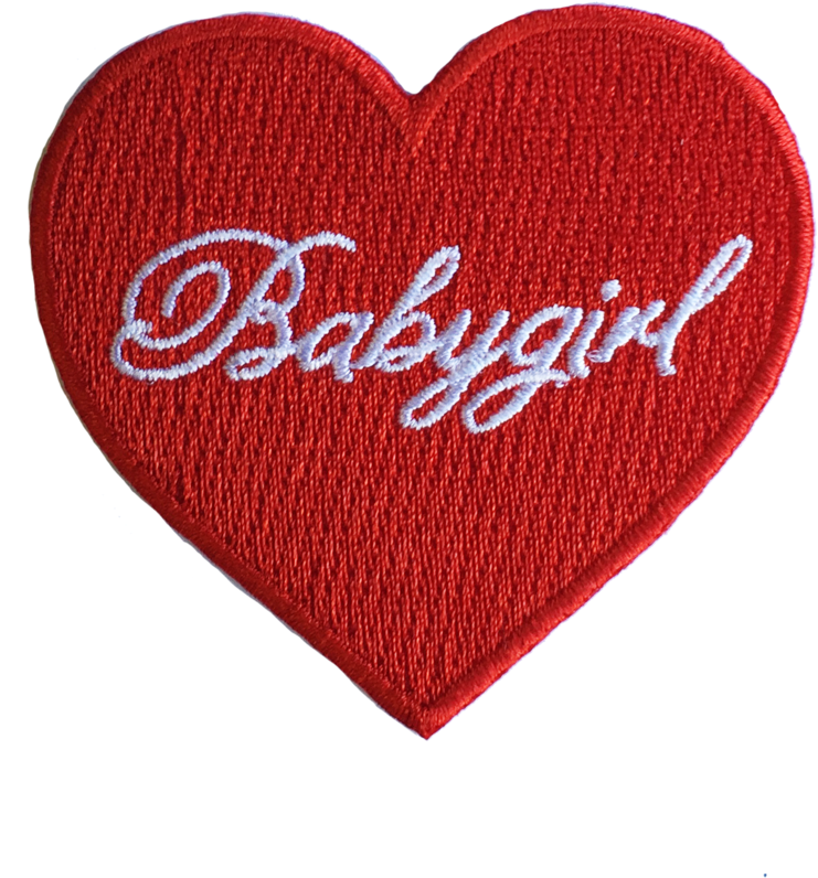 Red Babygirl Patch (928x1024), Png Download