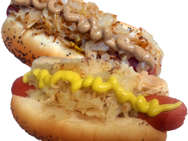 Hot Dog New York Style - New York Style Hot Dog (640x480), Png Download