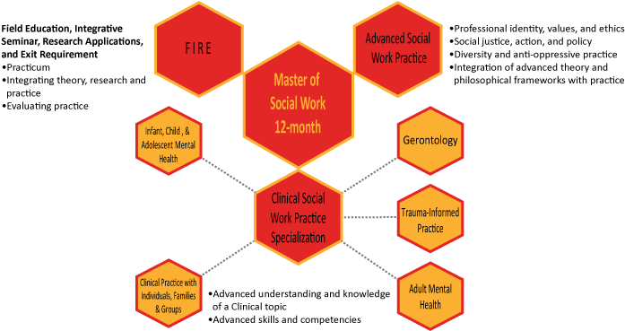 The Msw 12 Month Pathway Consists Of 12 Courses - University Of Calgary (744x400), Png Download