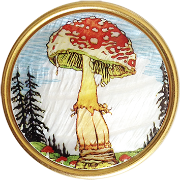 Giclee Painting: Bilibin's Mushroom, 61x41cm. (400x400), Png Download