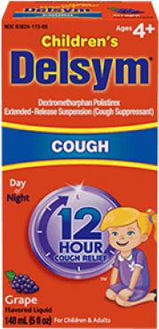 Photo Of Delsym Cough, For Children & Adults, 12 Hour - Delsym Kids (410x410), Png Download
