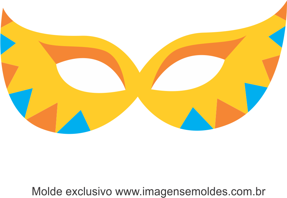 Mascara De Carnaval Tag (1200x820), Png Download