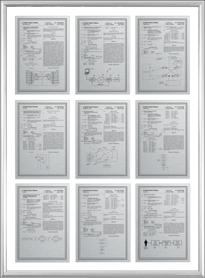 The Image Plate And Color Coordinated Metal Frame Is - Paper (300x406), Png Download