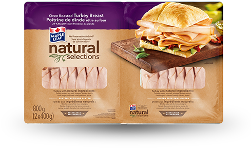 Maple Leaf Natural Selections Oven Roasted Turkey Breast - Maple Leaf Natural Selections Oven-roasted Turkey Breast (500x500), Png Download