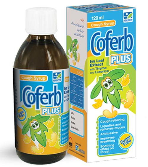 Coferb Cough Syrup - Coferb Syrup (500x564), Png Download