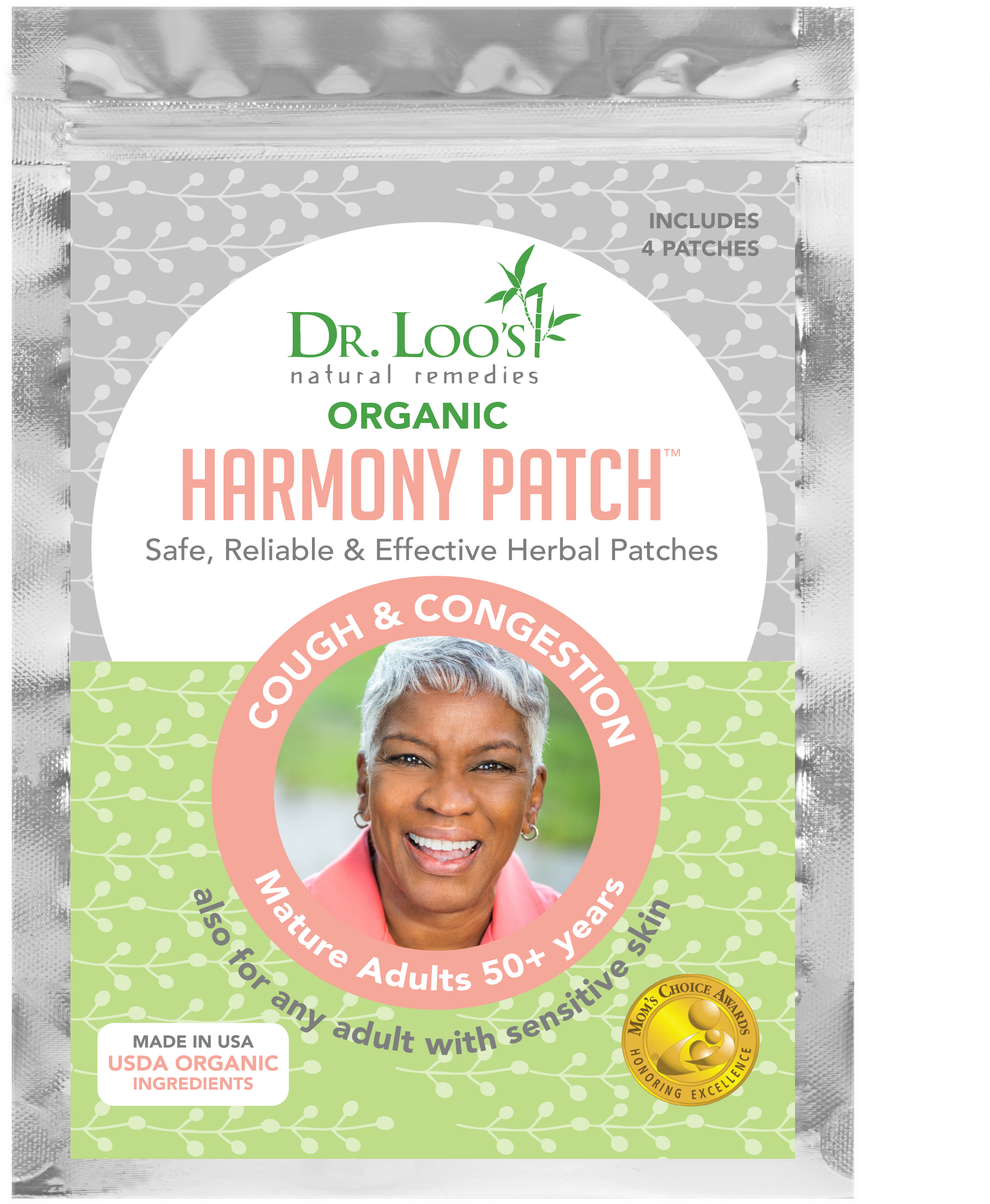 Mature Adult 50 Cough Harmony Patches - Abaris Softech Pvt Ltd (2383x3042), Png Download