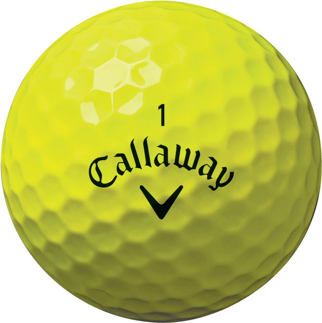 Callaway Chrome Soft X Yellow Golf Balls Reviews Amp - Yellow Callaway Golf Ball (950x950), Png Download