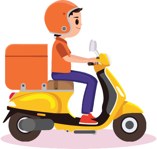 Uber For Food Delivery App - Shopee Cash On Delivery (500x475), Png Download