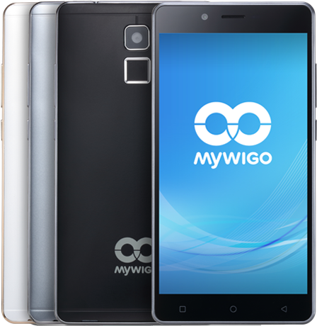 Mywigo Magnum 2pro Black Smartphone 4g Unlocked Phone (484x524), Png Download