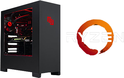 Maingear Vybe Workstation Amd Ryzen - Maingear (529x288), Png Download