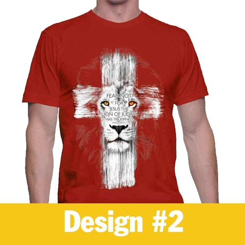 Help Us By Purchasing T Shirts - Christian T Shirt Ideas Lion (500x500), Png Download