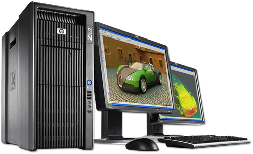 "we Are Shifting The Balance Of Where The Processing - Hp Z800 Workstation (500x304), Png Download